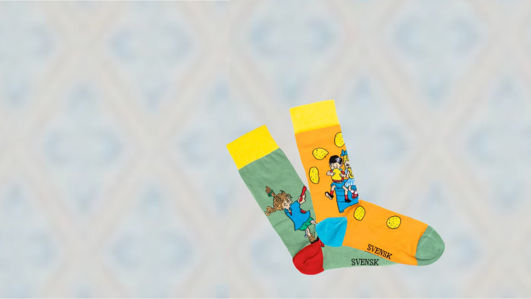 Pippi Langstrumpf Socken - Mit Pippi Langstrumpf Socken durch den Tag
