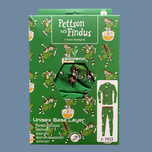 Verpackung Vorderseite der 2teiligen Funktionsunterwäsche mit Findus