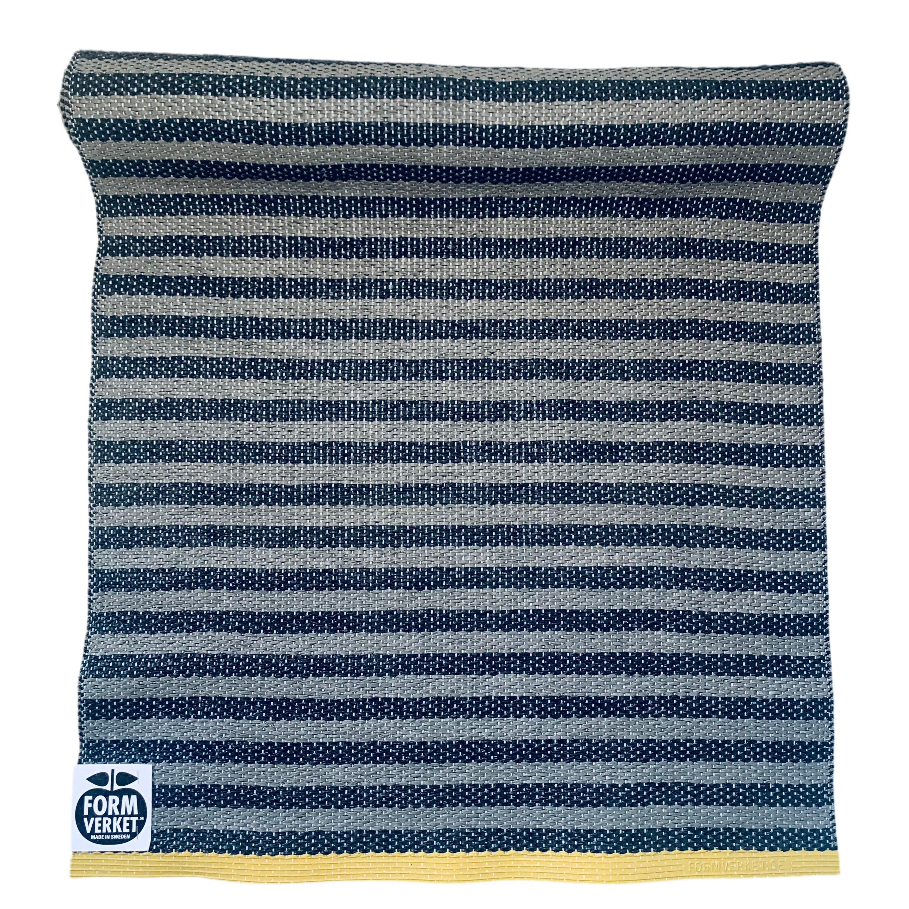 Olle Outdoorläufer gestreift mit gelber Kante