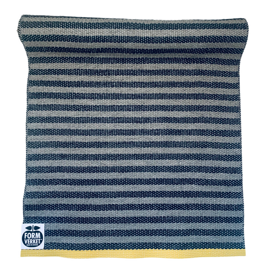 Olle Outdoorläufer gestreift mit gelber Kante