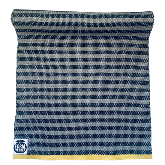 Olle Outdoorläufer gestreift mit gelber Kante