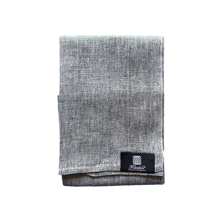 Handtuch Bada aus Leinen mit Muster glatt von Klässbols linneväveri erhältlich bei mys