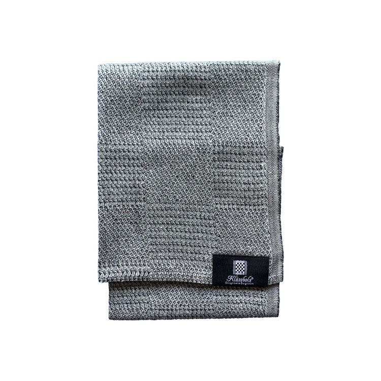 Handtuch Bada aus Leinen mit Muster karo von Klässbols linneväveri erhältlich bei mys