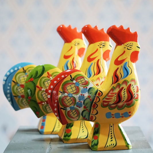 Dalahahn Original „Dalatupp“ gelb 17 cm