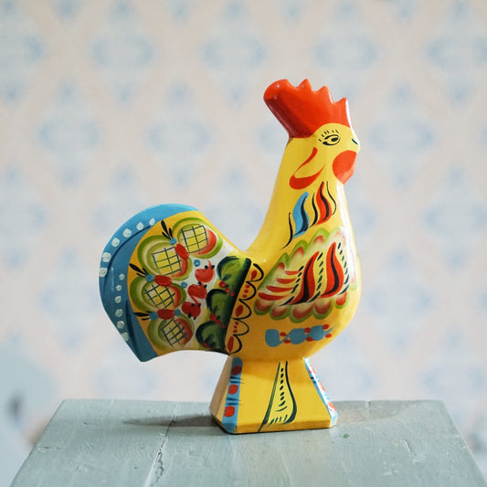 Dalahahn Original „Dalatupp“ gelb 17 cm