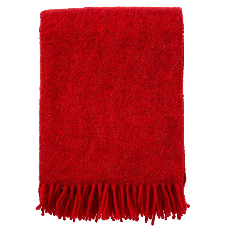 Wolldecke_Gotlandwolle_rot_Klippan_Mys_Shop