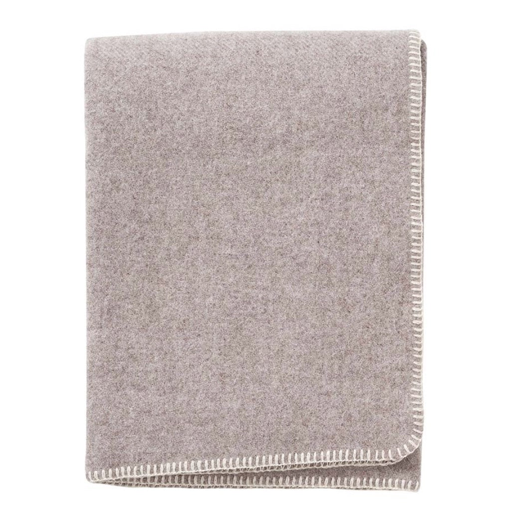 Decke_Uno_beigemelange_Klippan_Yllefabrik_Mys-Shop