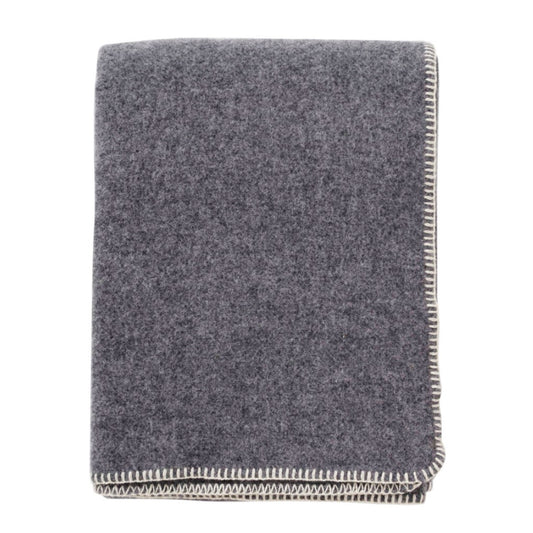 Decke_Uno_grau_Klippan_Yllefabrik_Mys_Shop