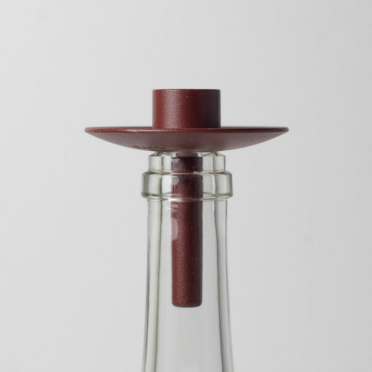 Schmaler Kerzenhalter für Flaschen verschiedene Farben