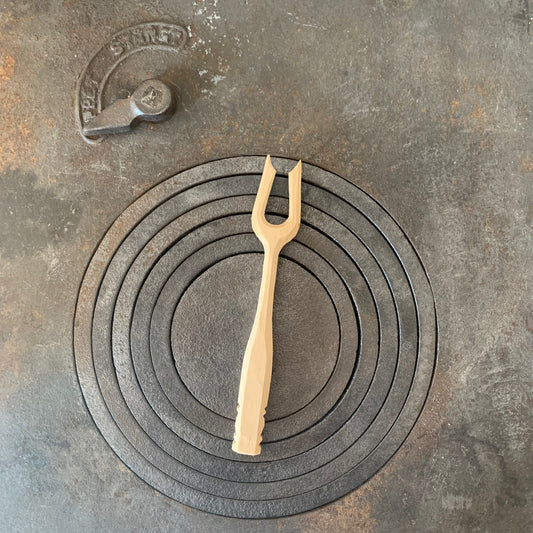 Vorlegegabel Birkenholz natur