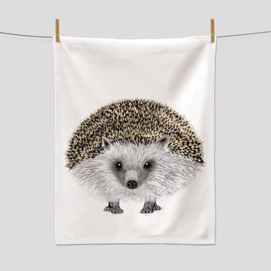 Geschirrtuch auf Leine mit Motiv Igel