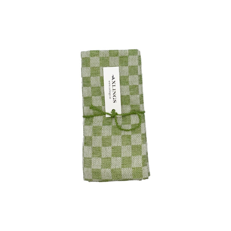 Geschirrtuch_Halbleinen_Schackrutan_gruen_Axlings_linne_Mys