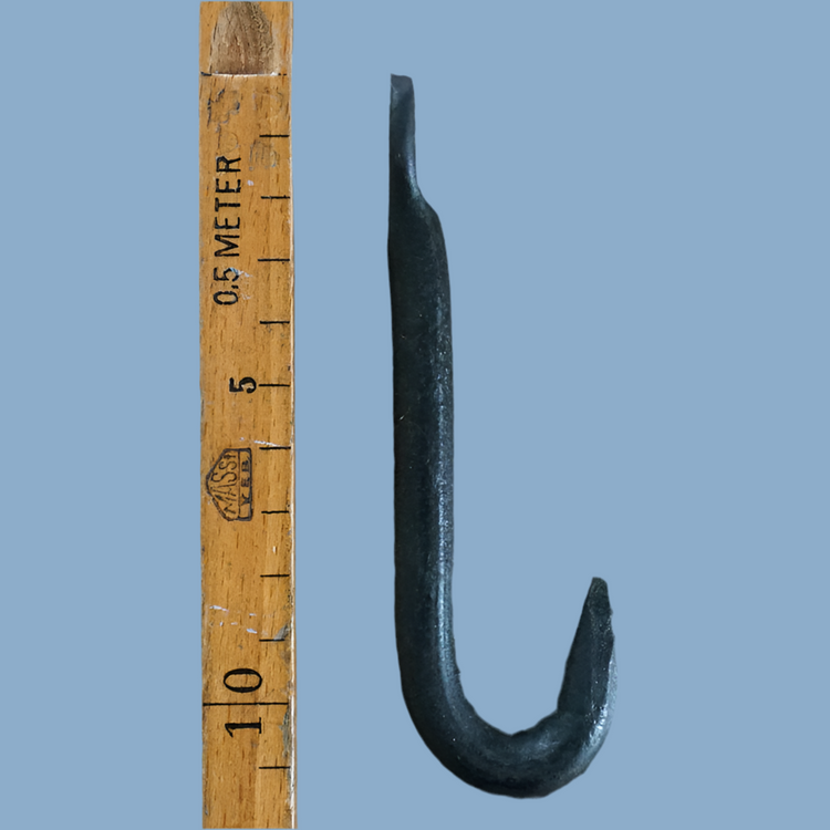Schmiedehaken 12 cm in schwarz von Spegels