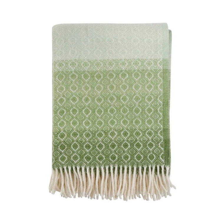 Klippan Wolldecke „Havanna” grün multi