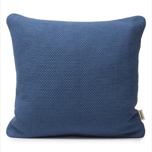 Kissenbezug „Heavy Weave“ in dunkelblau