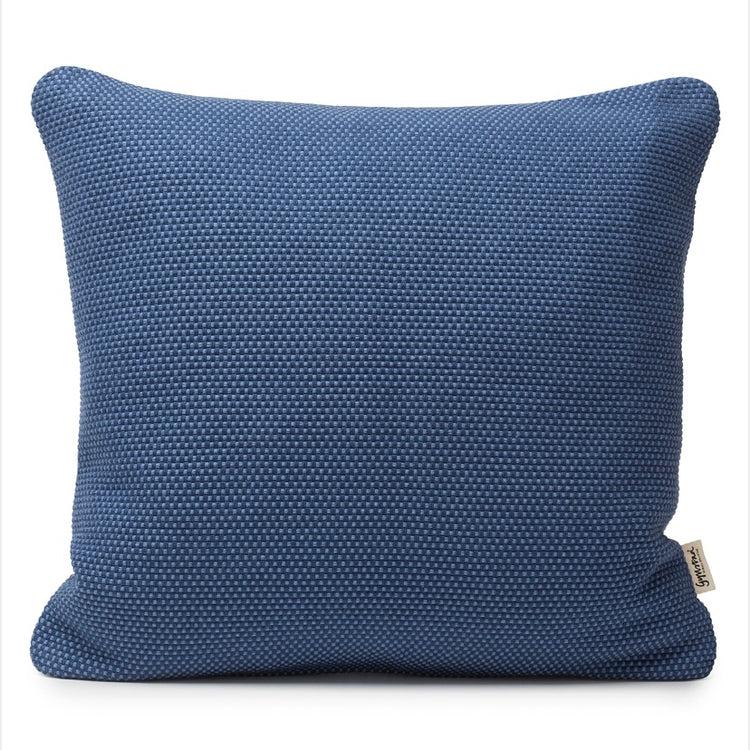 Kissenbezug „Heavy Weave“ in dunkelblau
