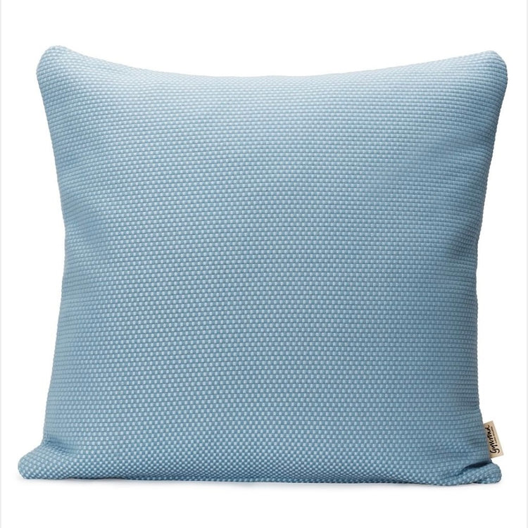 Kissenbezug „Heavy Weave“ in himmelblau