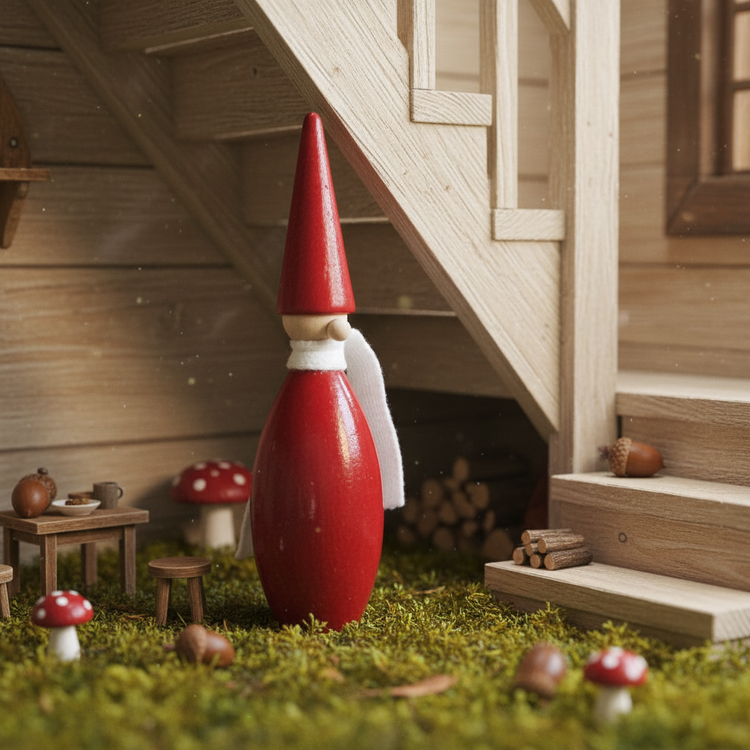 Wichtel in KI generierter Umgebung