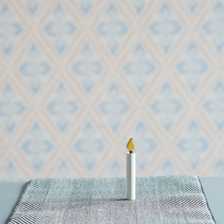 Weihnachtsbaumkerze aus Holz