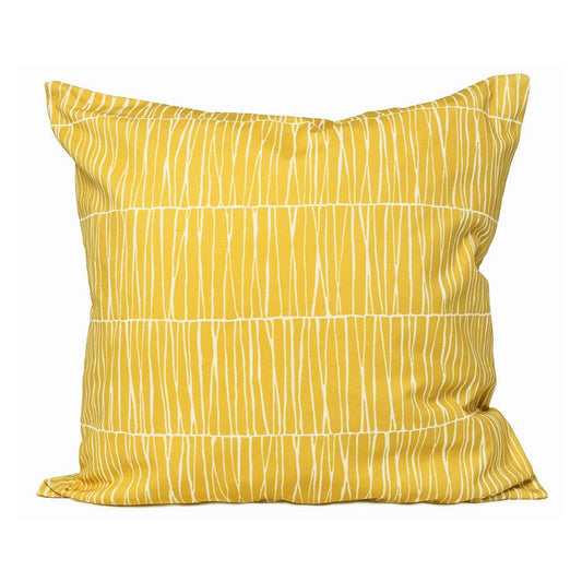 Kissen Barr aus Baumwolle in gelb