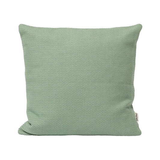 Kissen Heavy Weave aus Baumwolle in pistaziengrün