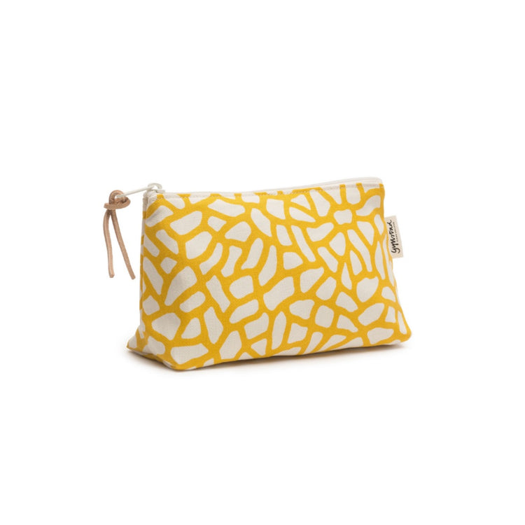 Kosmetiktasche Baumwolle (Bio) „Delta” gelb M