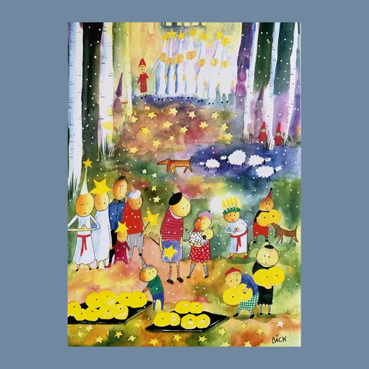 Kunstpostkarte_Lucia_Schweden_Baeck_Mys_Shop