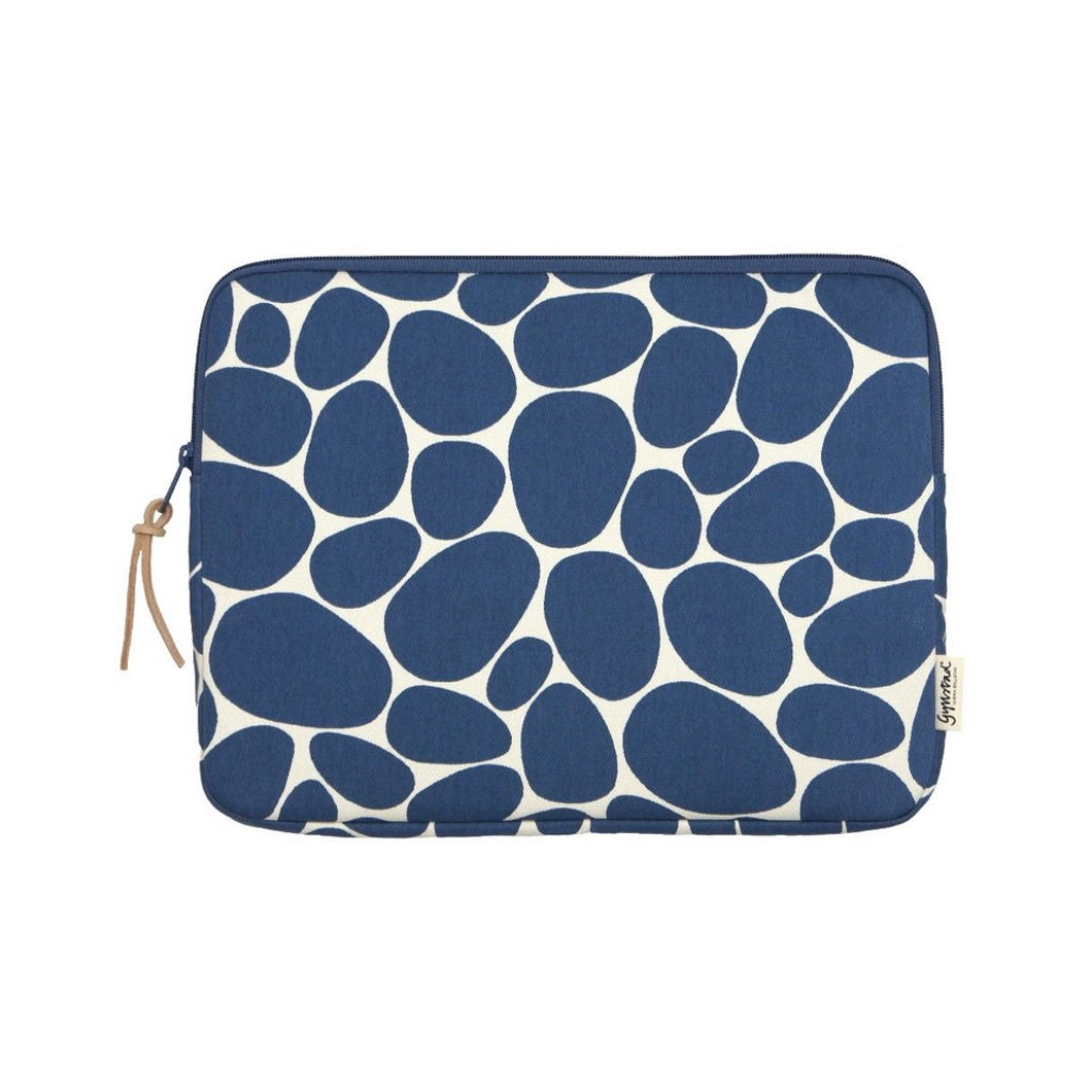 Laptoptasche Stenar weiß auf blau