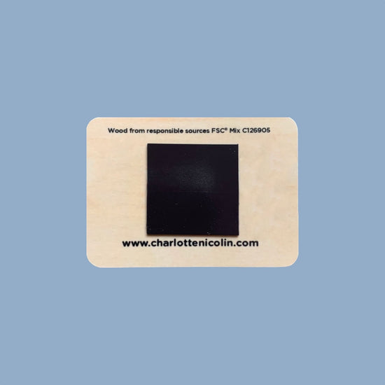 Kühlschrankmagnet mit Motiv Henry der Igel von Charlotte Nicolin Rückseite