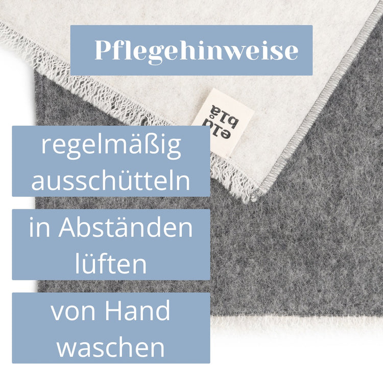 Pflegehinweise für deine Wollprodukte von eldblå