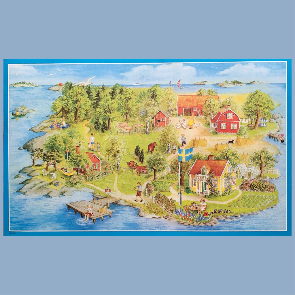 Poster Schwedischer Sommer