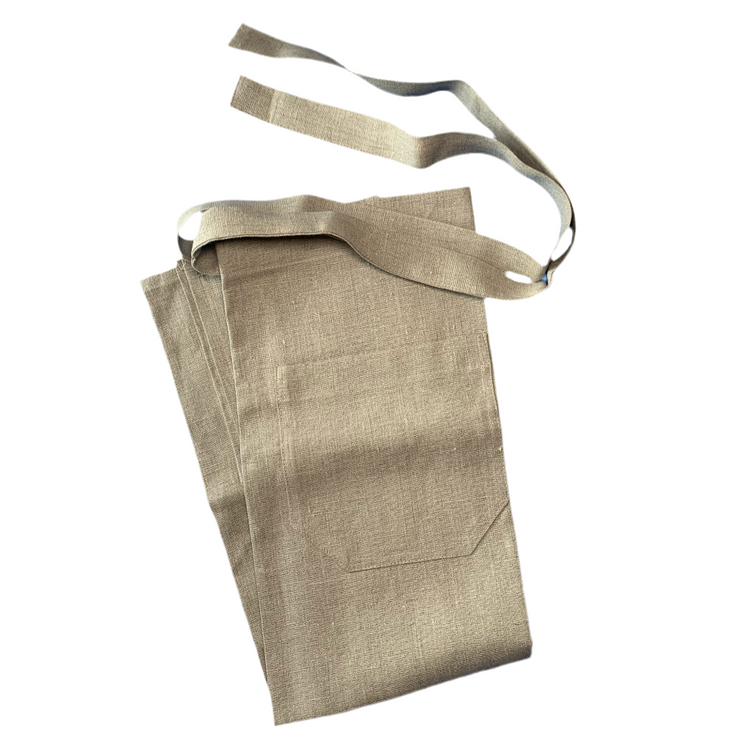 Schürze aus Leinen Bistro in natur von Terrible Twins Mys-Shop