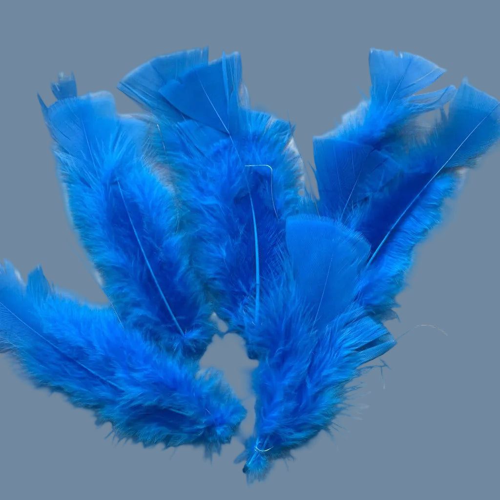 1 Set Schwedische Osterfedern blau