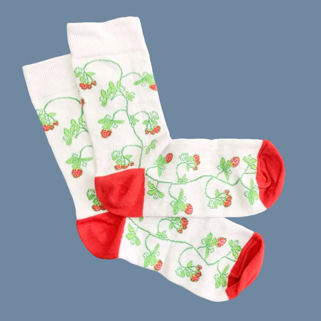 Socken Walderdbeeren