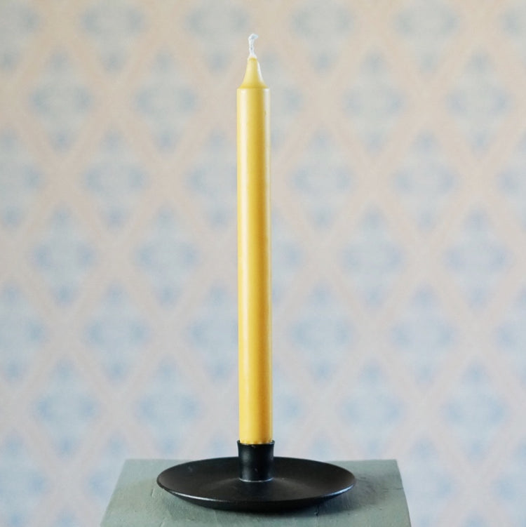 Kerze Stearin 28 cm löwengelb
