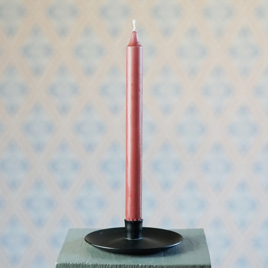Kerze Stearin 28 cm rostrosa