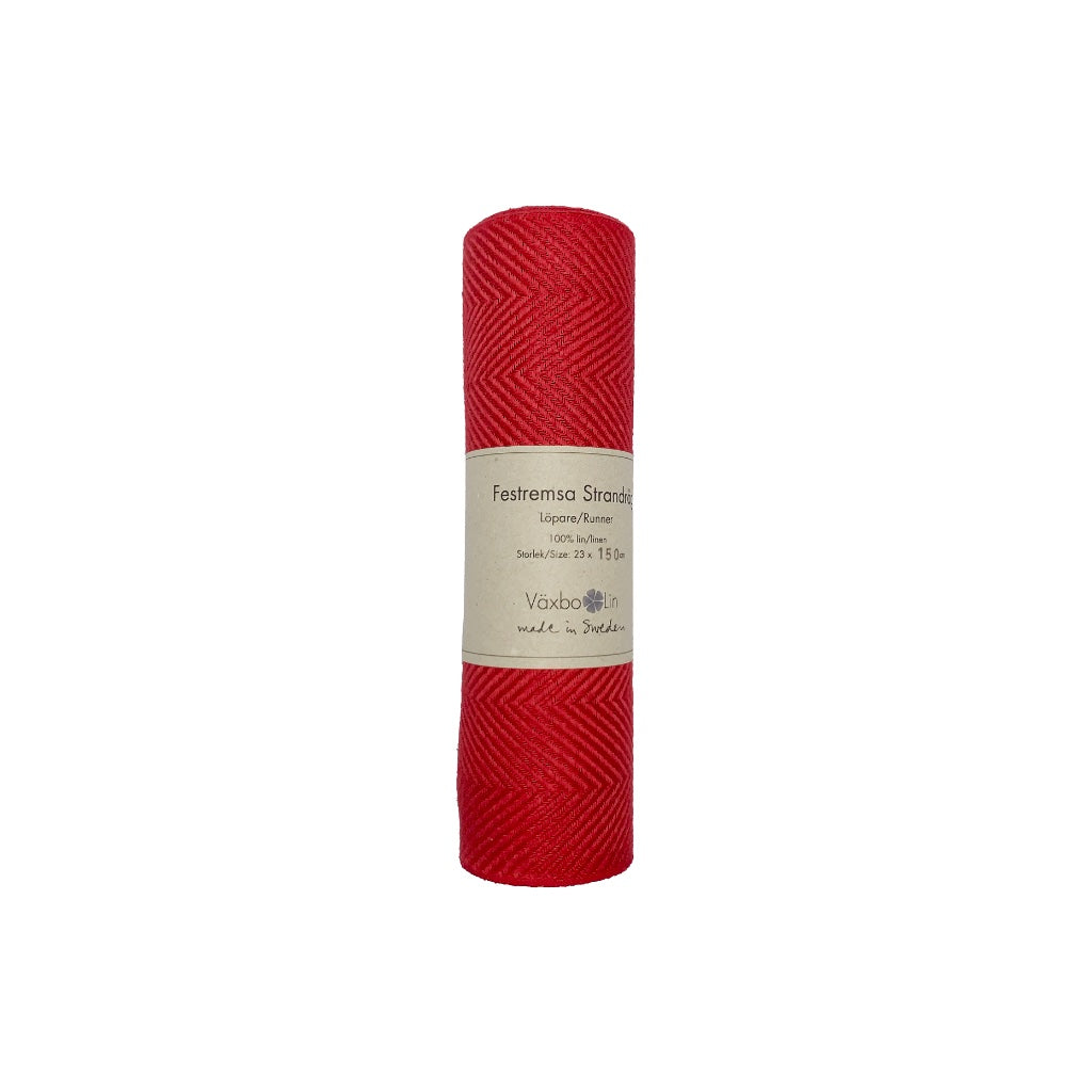 Tischlaeufer_Festremsa_Rutig_Strandrag_Leinen_rot_Handwerk_Schweden_Vaexbo_Lin_Mys_Shop