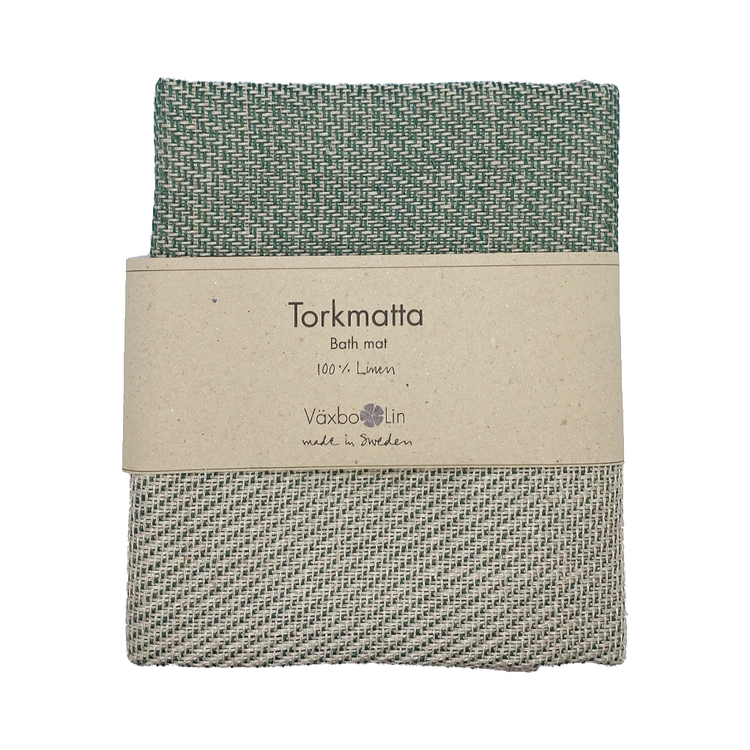 Badteppich_Torkmatta_moosgruen_Leinen_Vaexbo_Lin_Mys_Shop