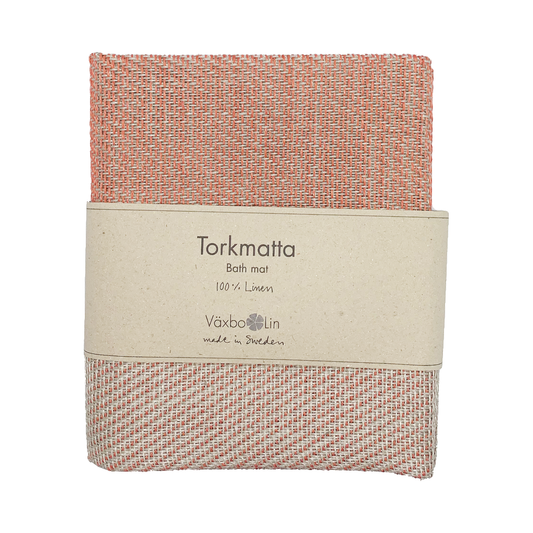 Badteppich_Torkmatta_ziegelrot_Leinen_Vaexbo_Lin_Mys_Shop