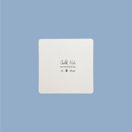 Glasuntersetzer Holz quadratisch „Henrietta“ Hase