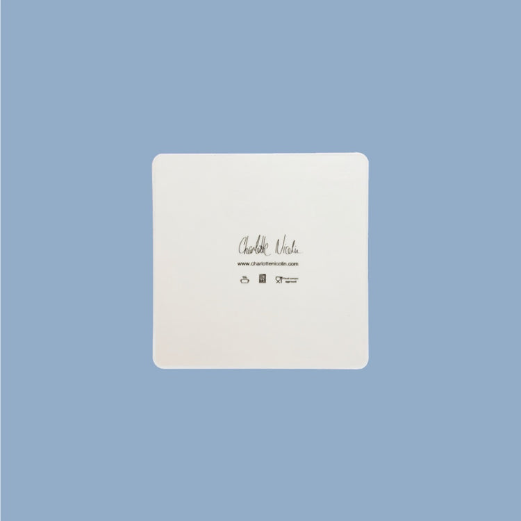 Glasuntersetzer Holz quadratisch „Henrietta“ Hase