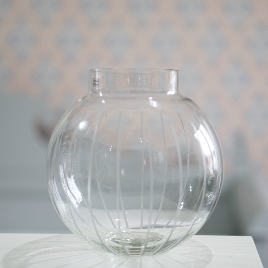 große Vase Alinde aus Glas von Strömshaga