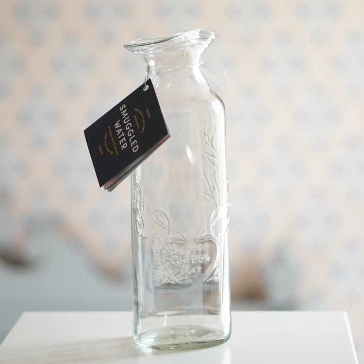 Karaffe Glas Schmuggelwasser