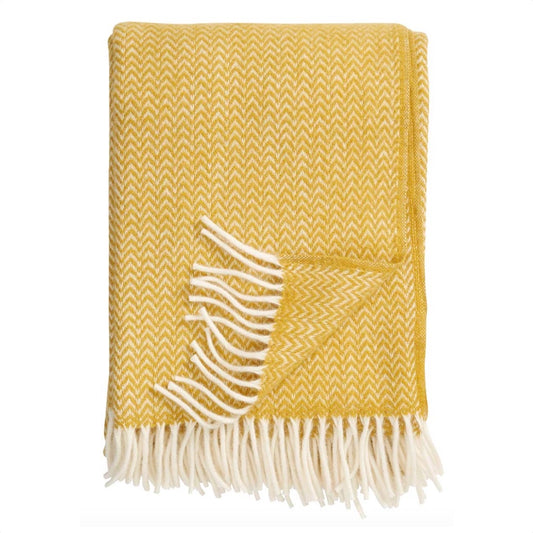 Klippan Wolldecke "Chevron"