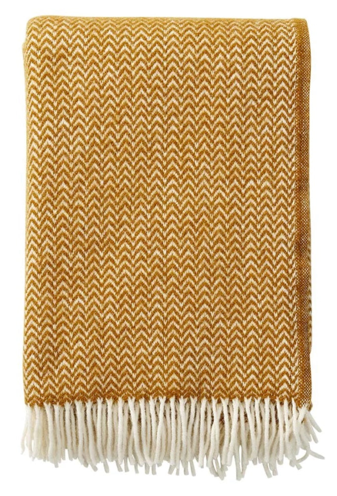 Klippan Wolldecke "Chevron"