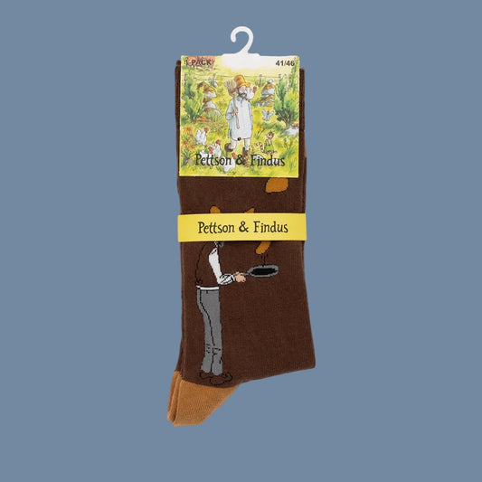 Socken Pettersson bäckt Plinsen mit Banderolw