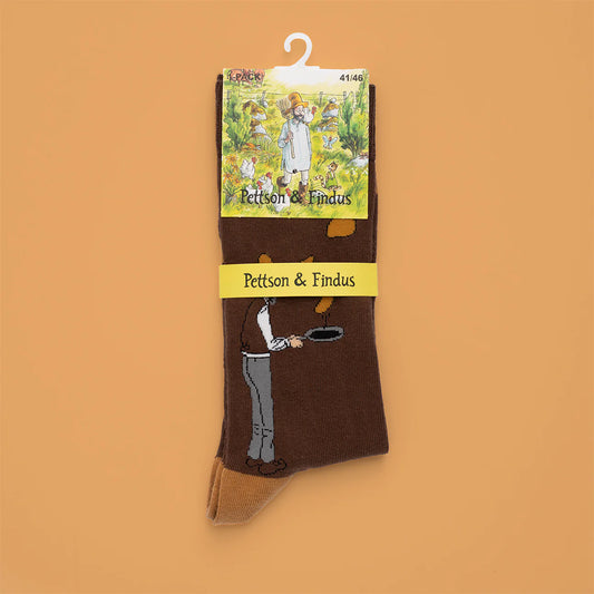 Socken Pettersson & Findus „Pfannkuchen wenden“ 80% Baumwolle, 15% Polyamid, 5% Elastan