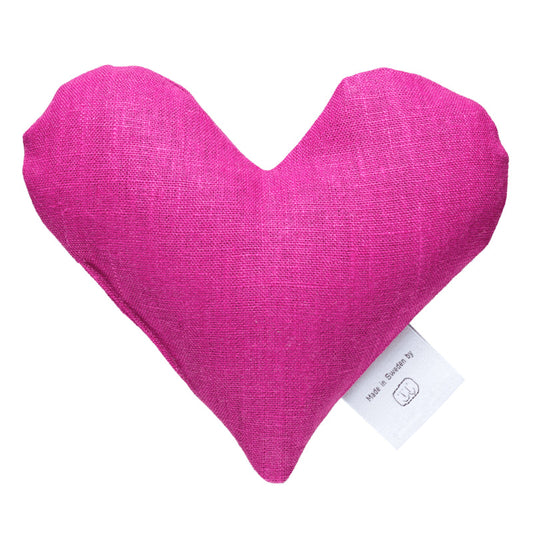 Körnerkissen Heart pink befüllt mit Bio-Weizen von Terrible Twins erhältlich im Mys-Shop
