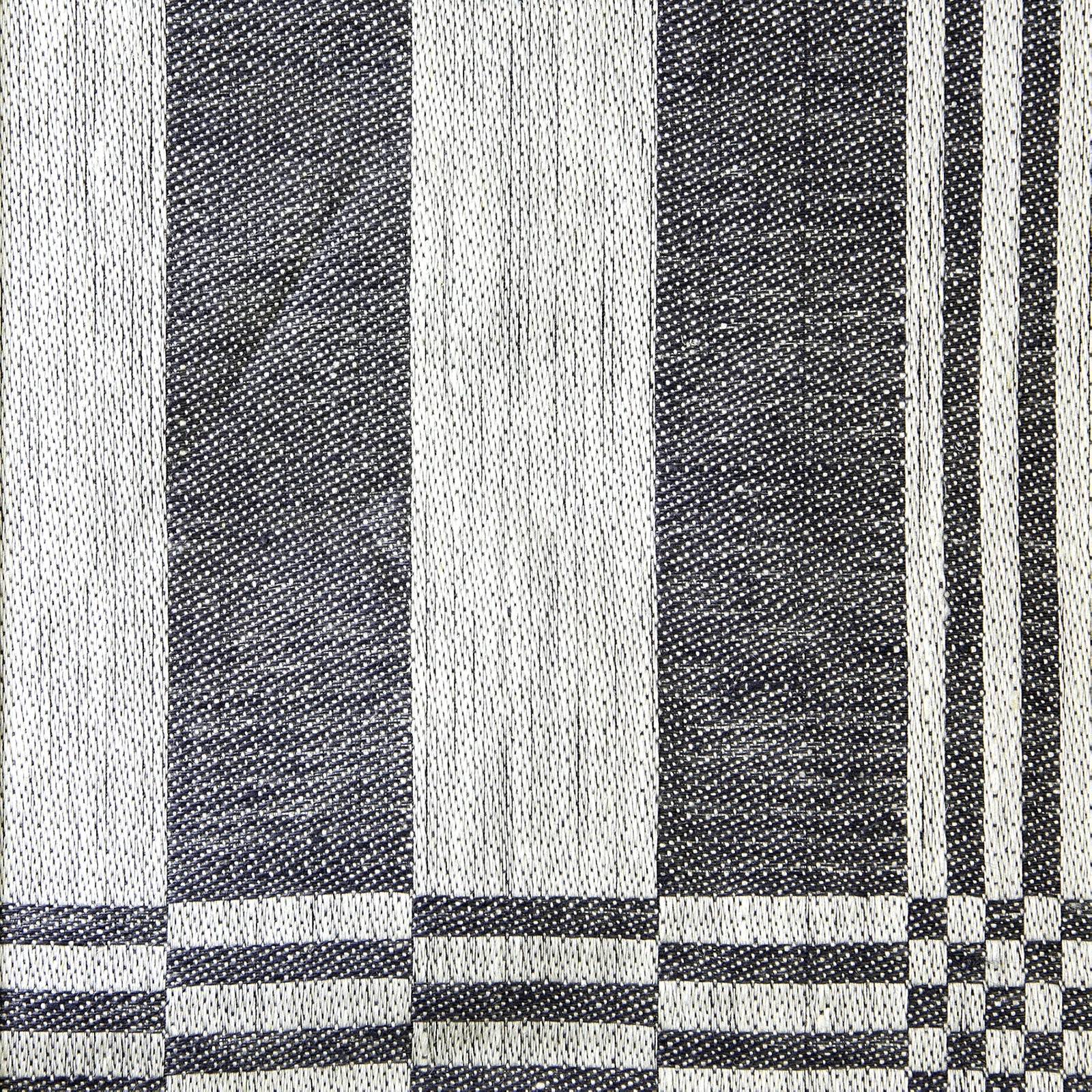 Detail Serviette Gästabud Leinen schwarz