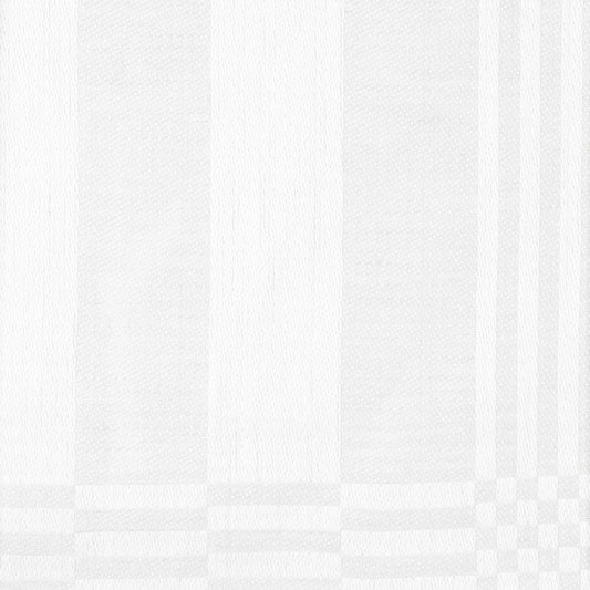 Detail des Tischtuchs Gästabud in weiß